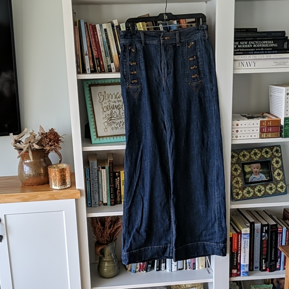 Pilcro Wide Leg Jeans